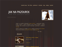 Tablet Screenshot of jaknapazourek.cz